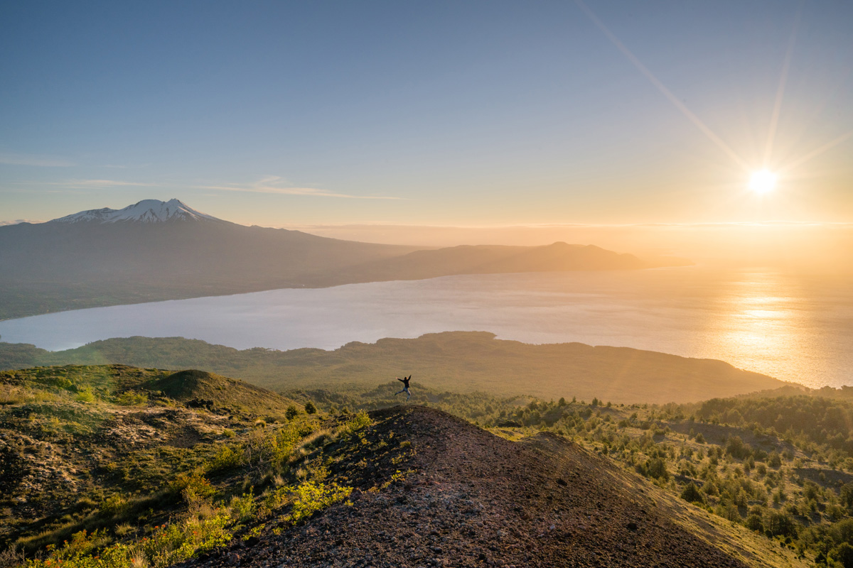 Sunset-jump-overlooking-Llanquihue-Lake-(Chile)
